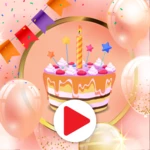 Logo of Birthday Video Maker android Application 