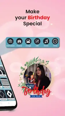 Birthday Video Maker android App screenshot 1